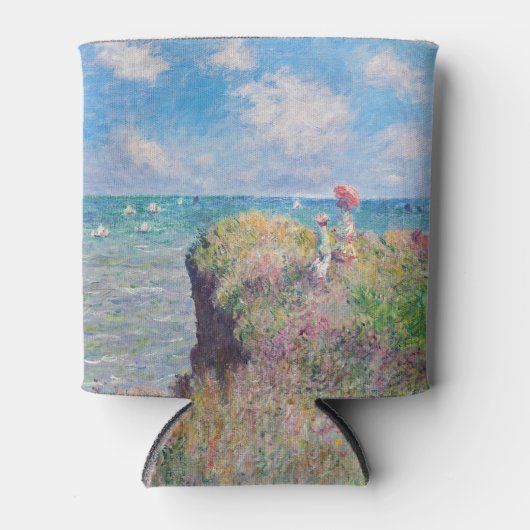 Claude Monet - Cliff Walk in Pourville Blikjeskoeler (Voorkant)