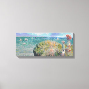 Claude Monet: Cliff Walk in Pourville Canvas Afdruk