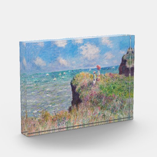 Claude Monet - Cliff Walk in Pourville Fotoblokken (Links)