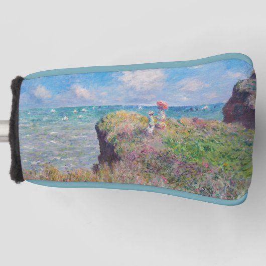 Claude Monet - Cliff Walk in Pourville Golfheadcover (Voorkant)