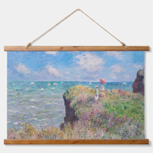 Claude Monet - Cliff Walk in Pourville Hangend Wandkleed