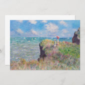Claude Monet - Cliff Walk in Pourville Kaart (Voorkant / Achterkant)