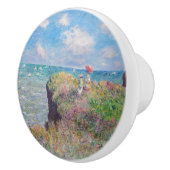 Claude Monet - Cliff Walk in Pourville Keramische Knop (Rechts)