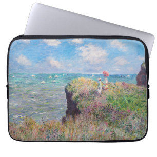 Claude Monet - Cliff Walk in Pourville Laptop Sleeve