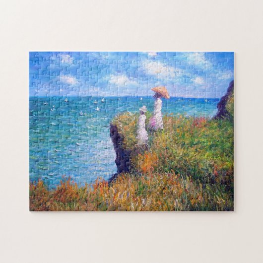 Claude Monet Cliff Walk in Pourville Legpuzzel (Horizontaal)