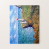 Claude Monet Cliff Walk in Pourville Legpuzzel (Verticaal)