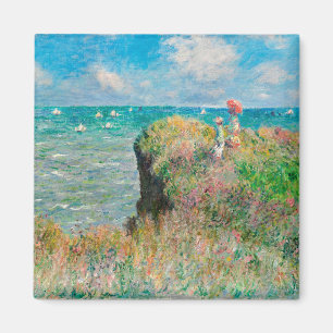 Claude Monet-Cliff Walk in Pourville Magneet