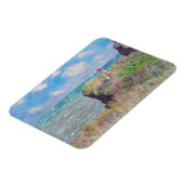 Claude Monet - Cliff Walk in Pourville Magneet (Linkerzijde)