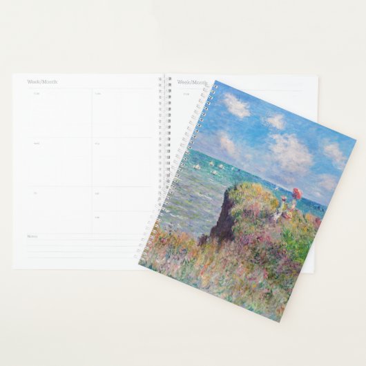 Claude Monet - Cliff Walk in Pourville Planner (Display)