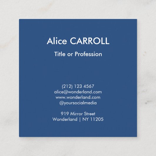 Claude Monet - Cliff Walk in Pourville - QR Code Vierkante Visitekaartje (Achterkant)