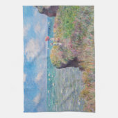 Claude Monet - Cliff Walk in Pourville Theedoek (Verticaal)