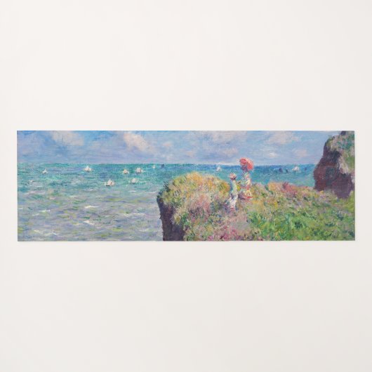 Claude Monet - Cliff Walk in Pourville Yogamat (Achterkant (horizontaal))