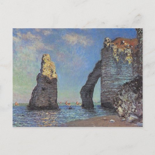 Claude Monet - Cliffs bij Etretat Briefkaart (Voorkant)