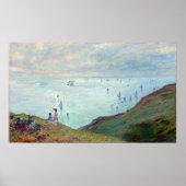 Claude Monet Cliffs in Pourville Poster (Voorkant)
