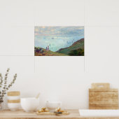 Claude Monet Cliffs in Pourville Poster (Keuken)
