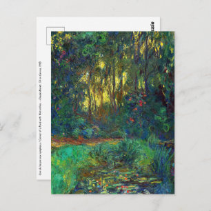 Claude Monet - Corner of a Pond with Waterlilies Briefkaart