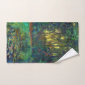 Claude Monet - Corner of a Pond with Waterlilies Handdoek (Handdoek)