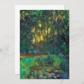 Claude Monet - Corner of a Pond with Waterlilies Kaart (Voorkant / Achterkant)