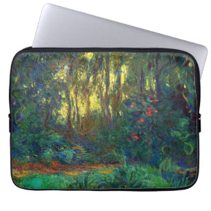 Claude Monet - Corner of a Pond with Waterlilies Laptop Sleeve
