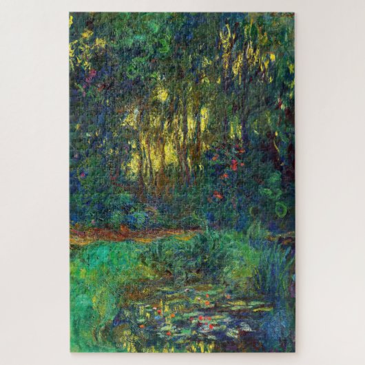 Claude Monet - Corner of a Pond with Waterlilies Legpuzzel (Verticaal)
