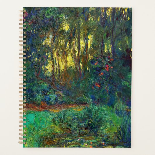Claude Monet - Corner of a Pond with Waterlilies Planner (Voorkant)