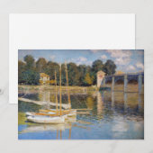 Claude Monet - De Argentijnse Brug Kaart (Voorkant / Achterkant)