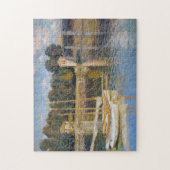 Claude Monet - De Argentijnse Brug Legpuzzel (Verticaal)