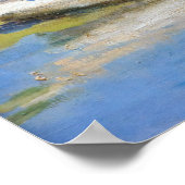 Claude Monet - De Argentijnse Brug Poster (Hoek)