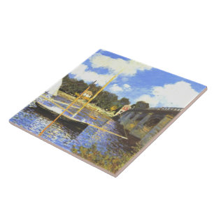  Claude Monet De Argentijnse Brug Tegeltje