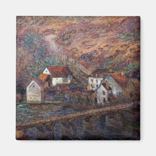 Claude Monet - De brug in Vervy Magneet (Voorkant)