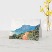 Claude Monet De Corniche bij Monaco Kaart (Gele Bloem)