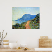 Claude Monet, De Corniche van Monaco, Poster (Keuken)
