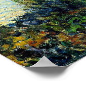 Claude Monet, De Corniche van Monaco, Poster (Hoek)