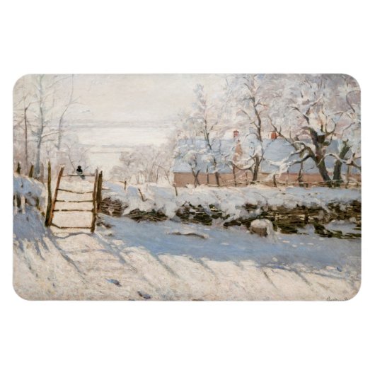Claude Monet - De Ekster Magneet (Horizontaal)
