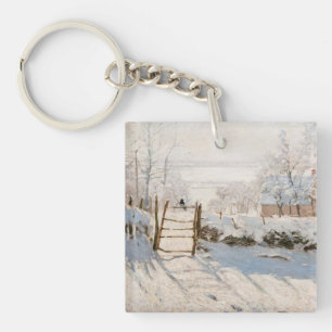 Claude Monet - De Ekster Sleutelhanger