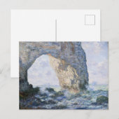Claude Monet | De Etretat van Manneporte Briefkaart (Voorkant / Achterkant)