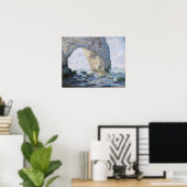 Claude Monet | De Etretat van Manneporte Poster (Thuiskantoor)