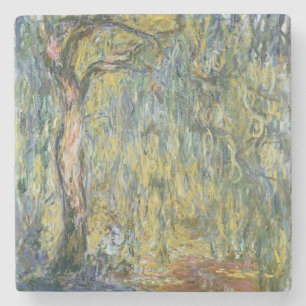 Claude Monet De grote wilg in Giverny, 1918 Stenen Onderzetter