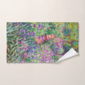 Claude Monet - De Iris Garden in Giverny Bad Handdoek (Handdoek)