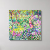 Claude Monet - De Iris Garden in Giverny Canvas Afdruk (Voorkant)