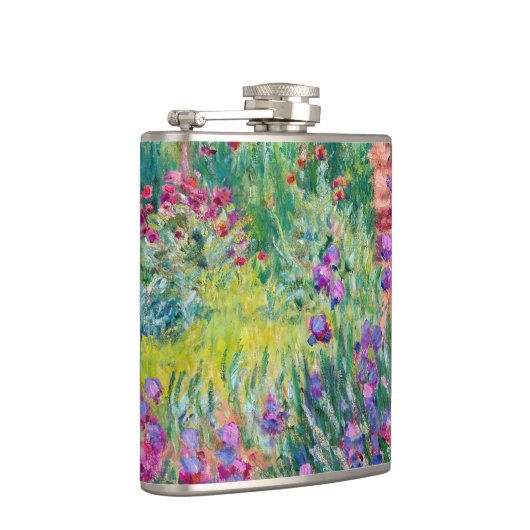 Claude Monet - De Iris Garden in Giverny Heupfles (Rechts)