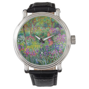 Claude Monet: De Iris Garden in Giverny Horloge