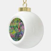 Claude Monet De Iris Garden in Giverny Keramische Bal Ornament (Rechts)