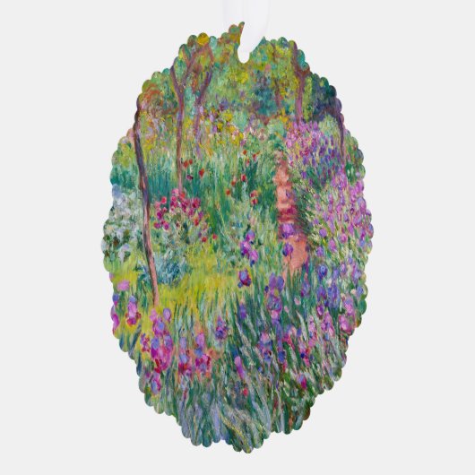 Claude Monet - De Iris Garden in Giverny Ornament Kaart (Rechts)