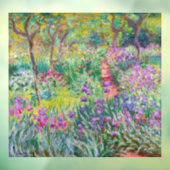 Claude Monet - De Iris Garden in Giverny Raamsticker (Vel 3)