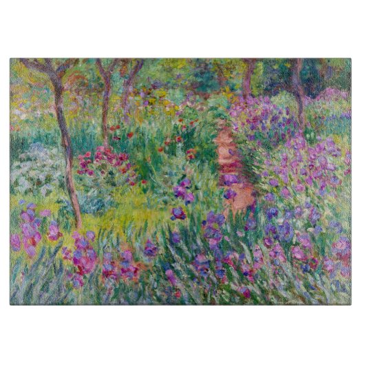 Claude Monet - De Iris Garden in Giverny Snijplank (Voorkant)