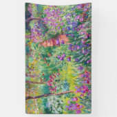 Claude Monet - De Iris Garden in Giverny Spandoek (Verticaal)