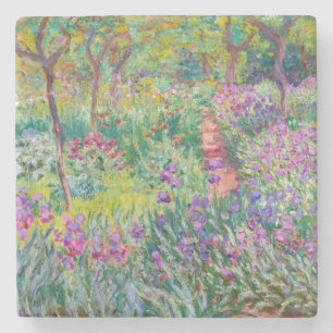 Claude Monet - De Iris Garden in Giverny Stenen Onderzetter