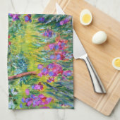 Claude Monet De Iris Garden in Giverny Theedoek (Quarter Fold)