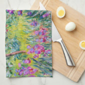 Claude Monet - De Iris Garden in Giverny Theedoek (Quarter Fold)